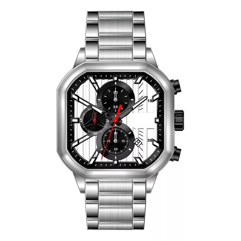 GFORCE - Reloj G-force H4233g Cuadrado Cronografo Funcional + Estuche
