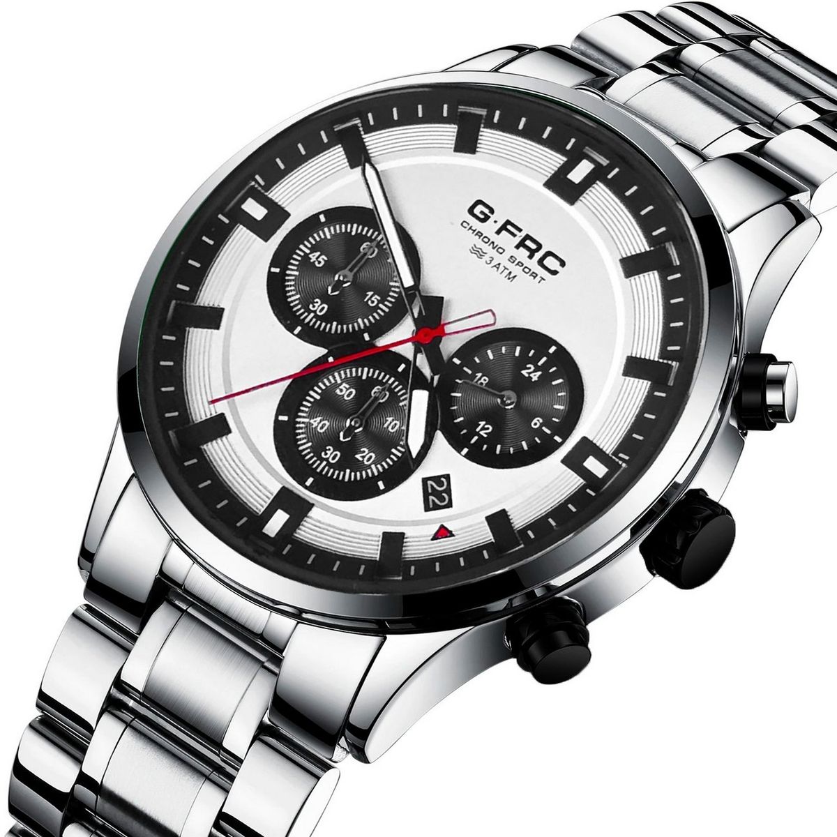 GFORCE - Reloj G-force H4235g Cronografo Funcional Acero + Estuche