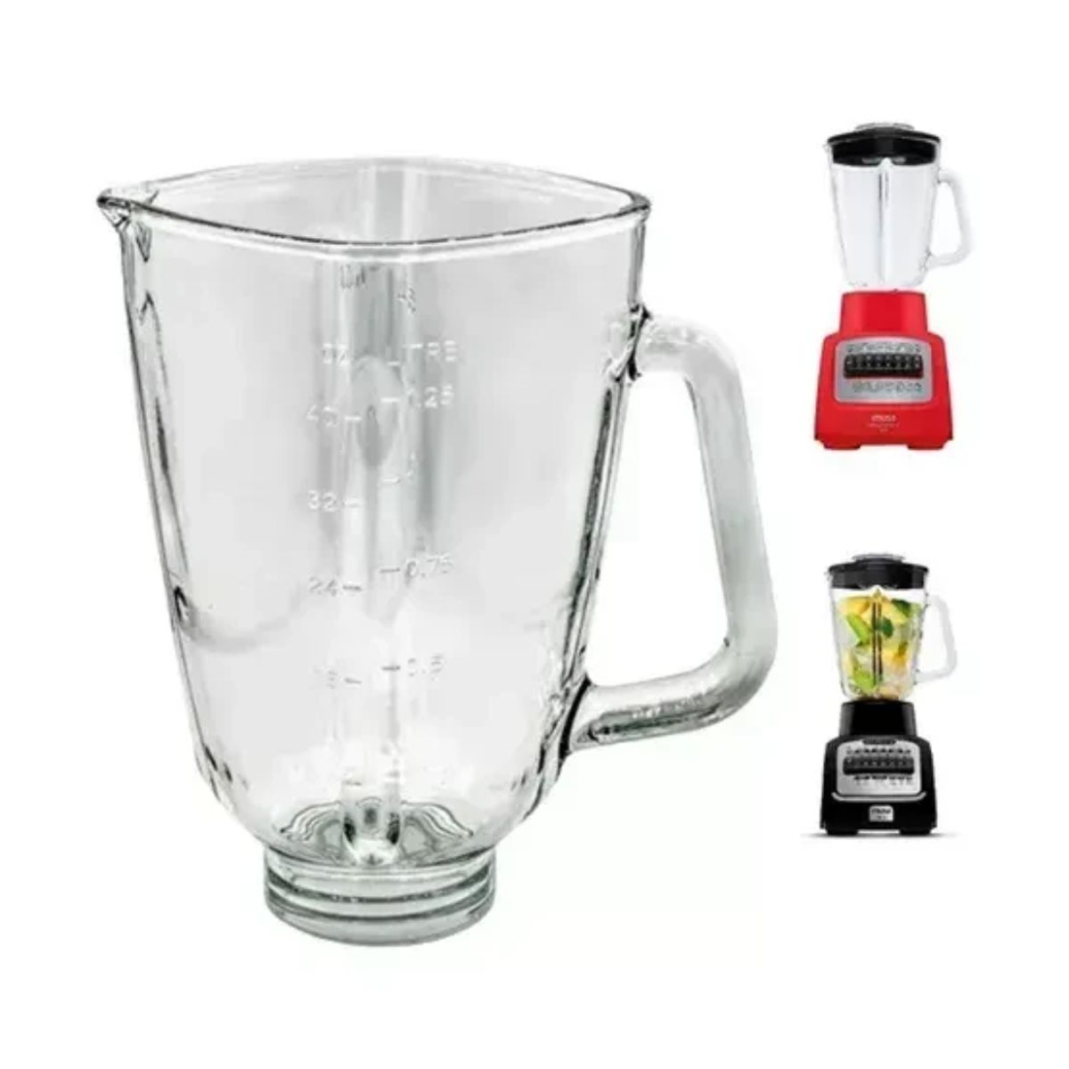 GENERICO - Vaso Vidrio Genérico Para Licuadora Imusa Infiny Force