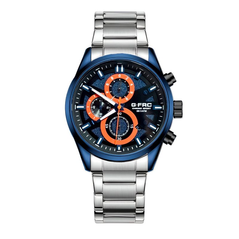 GFORCE - Reloj G-force H4237g Cronografo Funcional Acero + Estuche