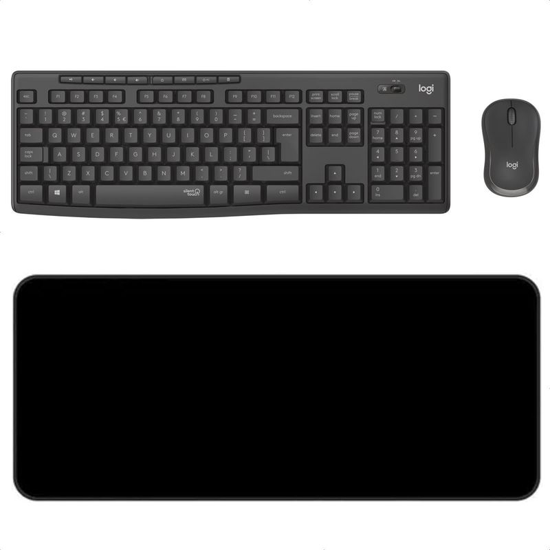 LOGITECH - Combo Inalámbrico Logitech Mk295 + Alfombrilla Xl 80x30cm