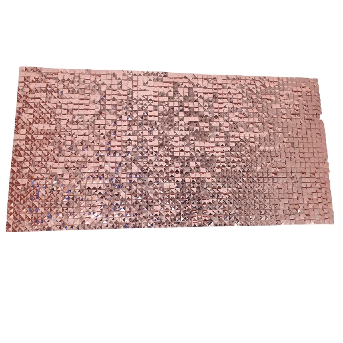 INFANTILES CAJUROMIX - Fondo Oro Rosa Cortina De Lentejuelas 18 Paneles De Pared