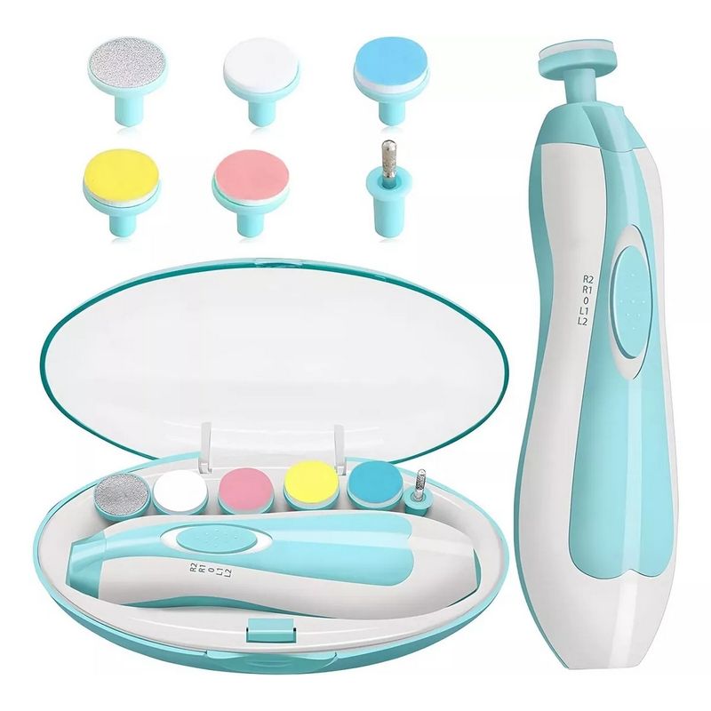 DAYOSHOP - Lima De Uñas Bebe Infantil Eléctrico Unisex + Baterias
