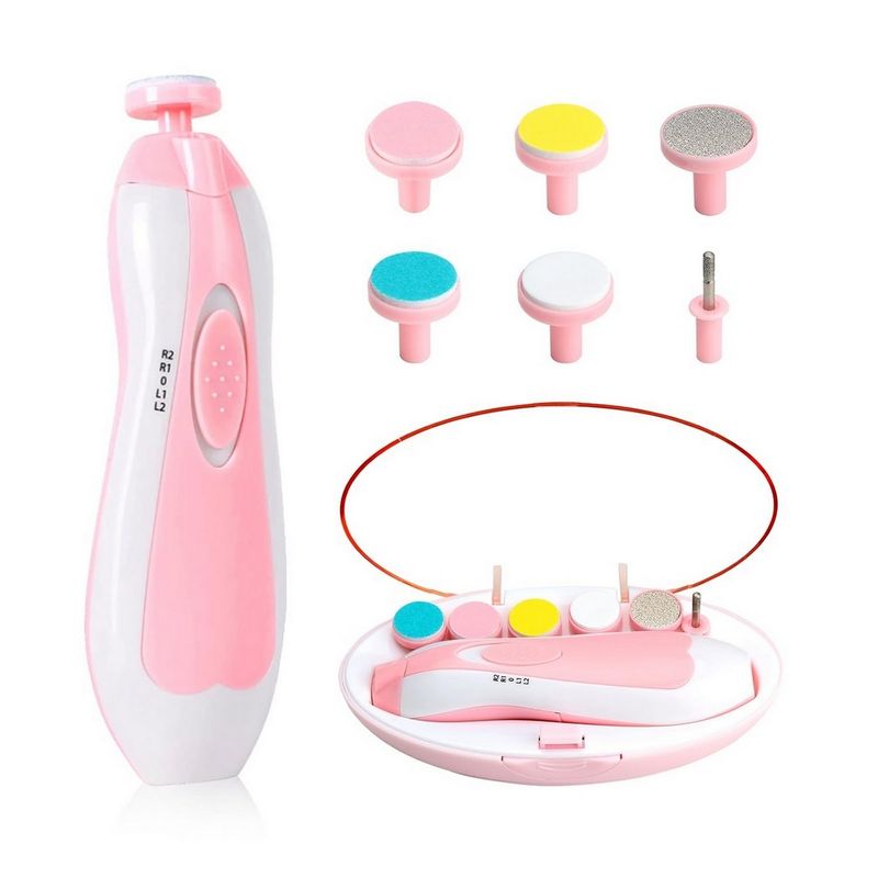DAYOSHOP - Lima De Uñas Bebe Infantil Eléctrico Unisex + Baterias