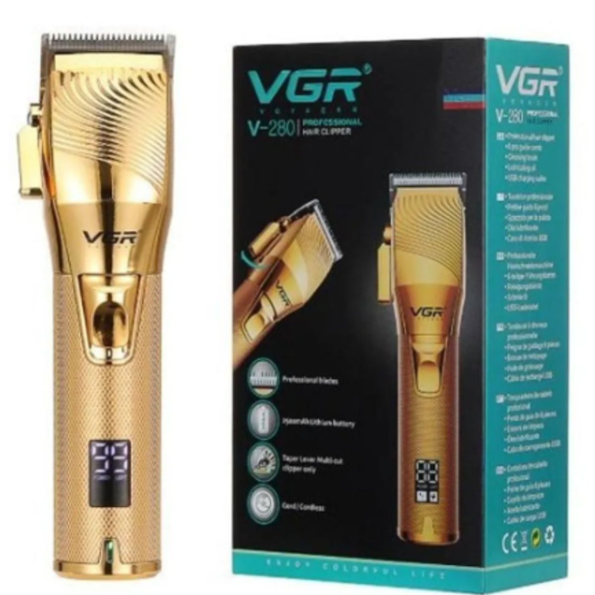 VGR - VGR 280 Maquina Vgr V-280 Peluquera Barbería Profesional