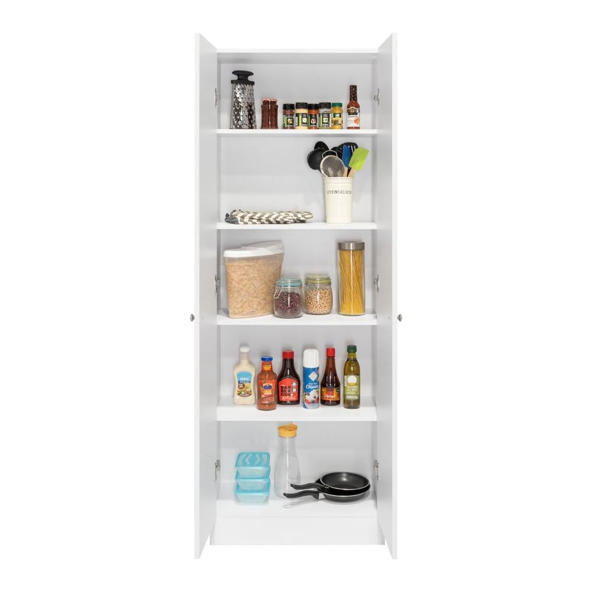 RTA DESIGN - Alacena Multiusos Benna Blanco Duqueza con Variedad de Entrepaños     ZF