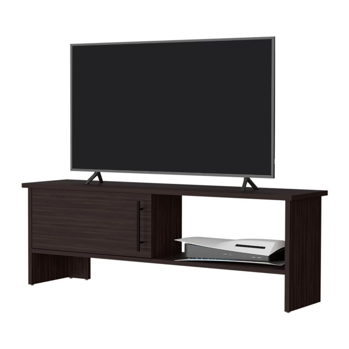 RTA DESIGN - Mesa Para Tv Navi Nogal Europeo Para Televisor Hasta 65 Pulgadas Con Puerta ZF