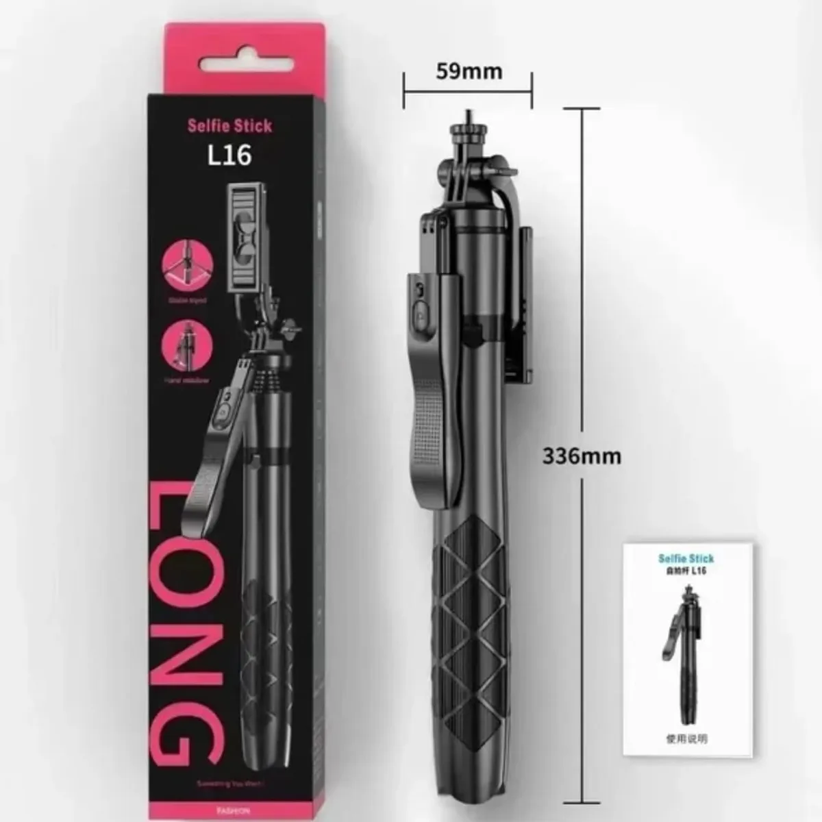 GENERICO - Tripode Selfie Stick Bluetooth L16