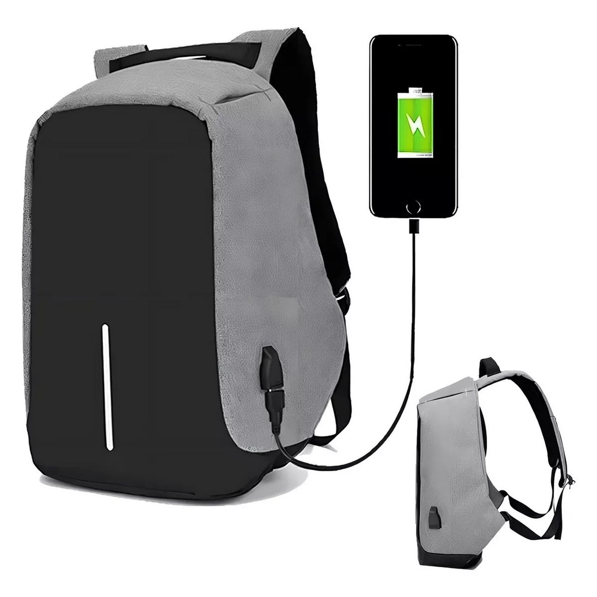 DAYOSHOP - Maleta Maletín Antirrobo Impermeable Con Puerto Usb Portatil