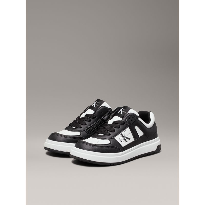CALVIN KLEIN - Tenis negro basket con cremallera para niño Calvin Klein