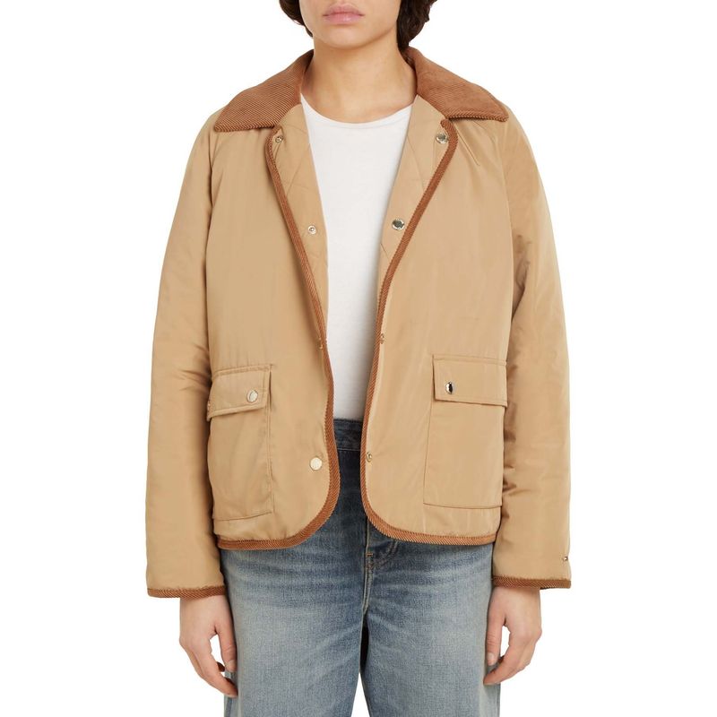 TOMMY HILFIGER - Chaqueta beige quilted reversible Tommy Hilfiger