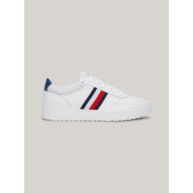 TOMMY HILFIGER - Tenis blanco deportivas con suela dentada Tommy Hilfiger