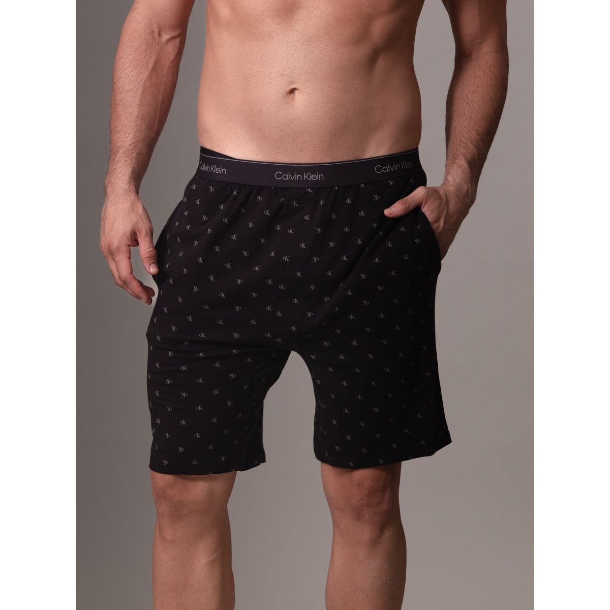 CALVIN KLEIN - Pantaloneta negra de pijama - modern cotton Calvin Klein