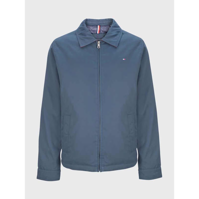 TOMMY HILFIGER - Chaqueta azul con cierre de cremallera Tommy Hilfiger