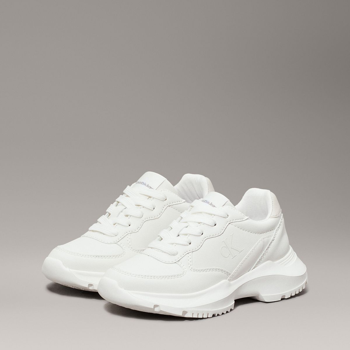 CALVIN KLEIN - Tenis blanco deportivos para niña Calvin Klein
