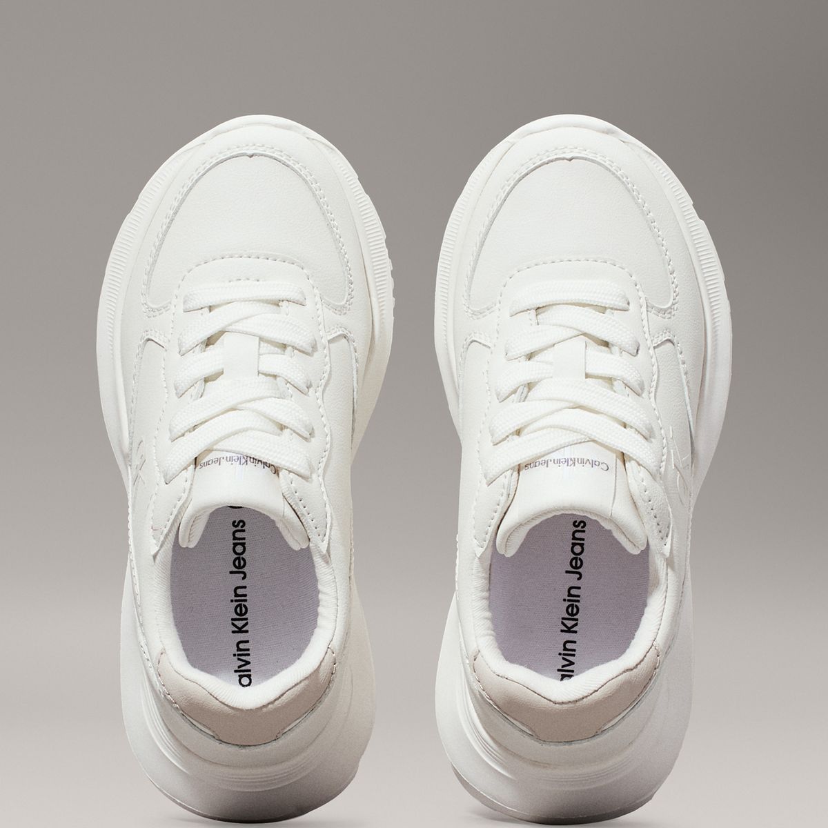 CALVIN KLEIN - Tenis blanco deportivos para niña Calvin Klein
