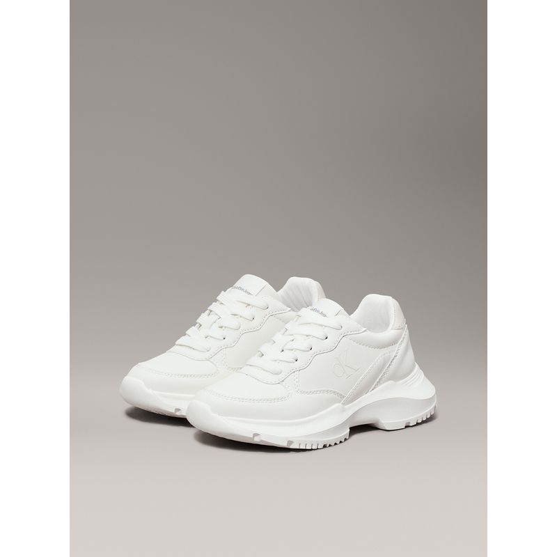 CALVIN KLEIN - Tenis blanco deportivos para niña Calvin Klein