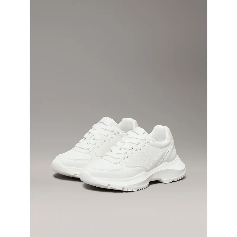 CALVIN KLEIN - Tenis blanco deportivos para niña Calvin Klein