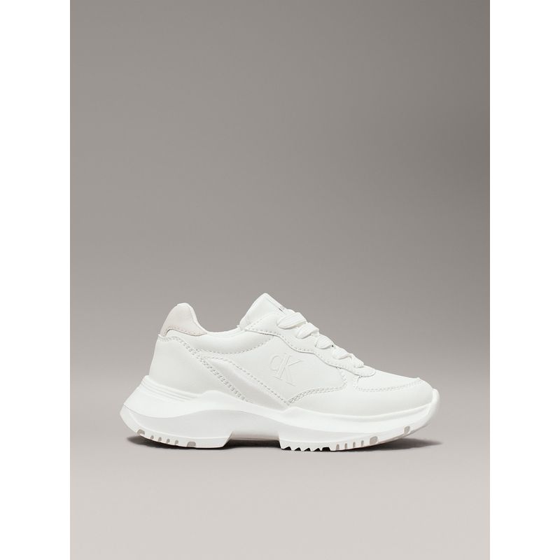 CALVIN KLEIN - Tenis blanco deportivos para niña Calvin Klein
