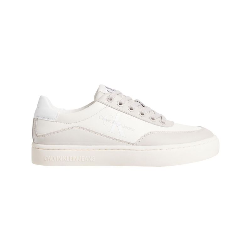 CALVIN KLEIN - Tenis blanco classic de cuero Calvin Klein