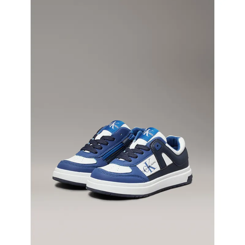 CALVIN KLEIN - Tenis azul basket con cremallera para niño Calvin Klein