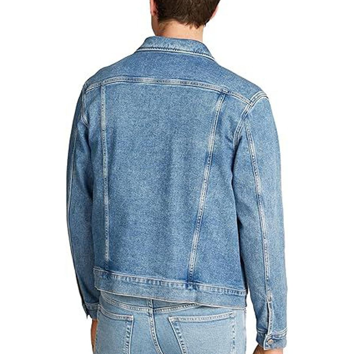 CALVIN KLEIN - Chaqueta azul slim denim Calvin Klein