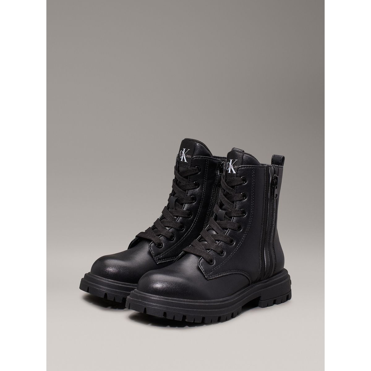 CALVIN KLEIN - Botas Negro Niña Infantiles Con Cremallera Calvin Klein