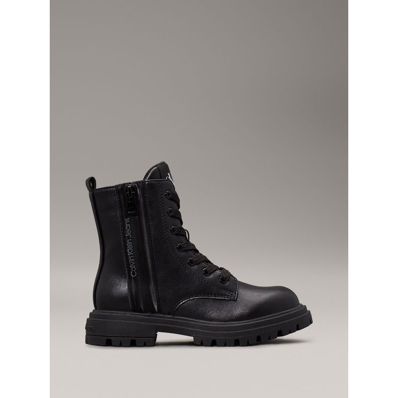 CALVIN KLEIN - Botas Negro Niña Infantiles Con Cremallera Calvin Klein