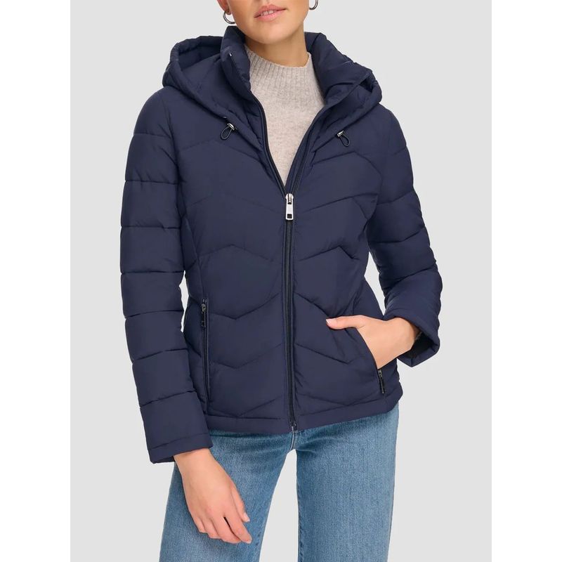 CALVIN KLEIN - Chaqueta azul stretch acolchada Calvin Klein