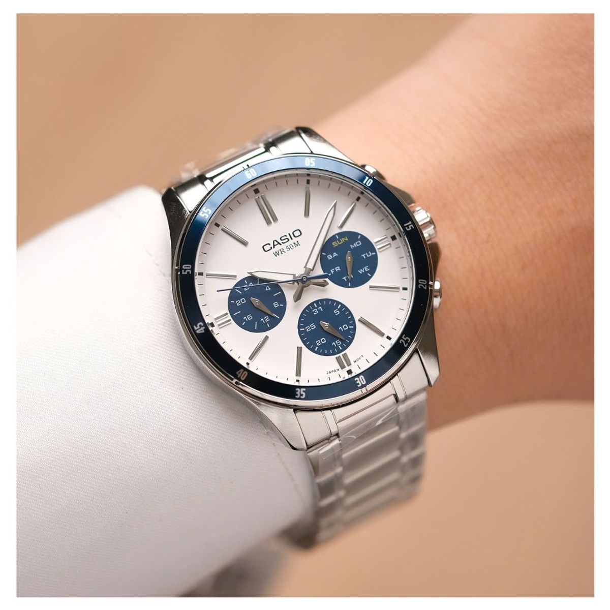 CASIO - Reloj Casio Modelo MTP-1374D-7A2 Diseño Elegante