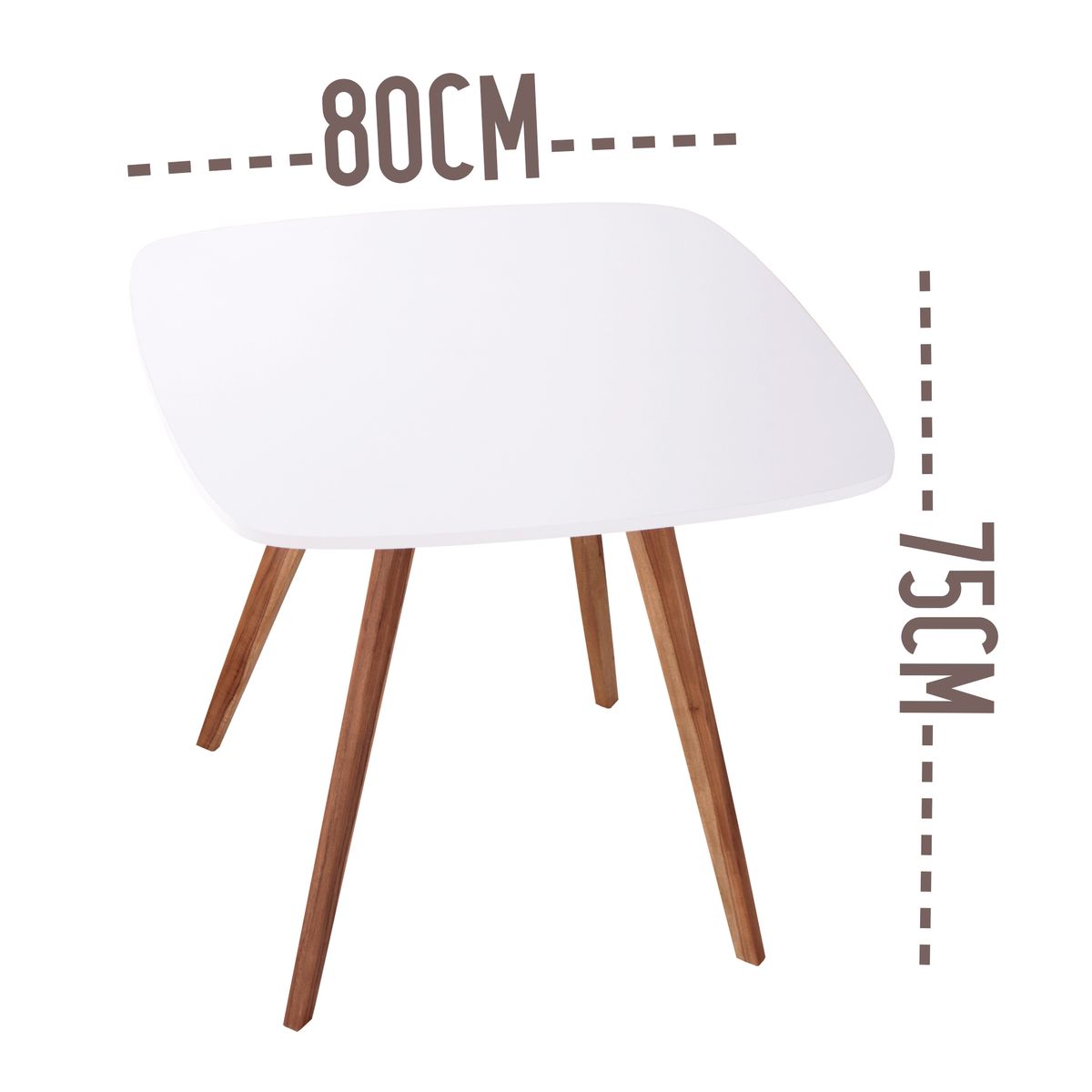 GENERICO - Comedor Nórdico Cuadrado 80