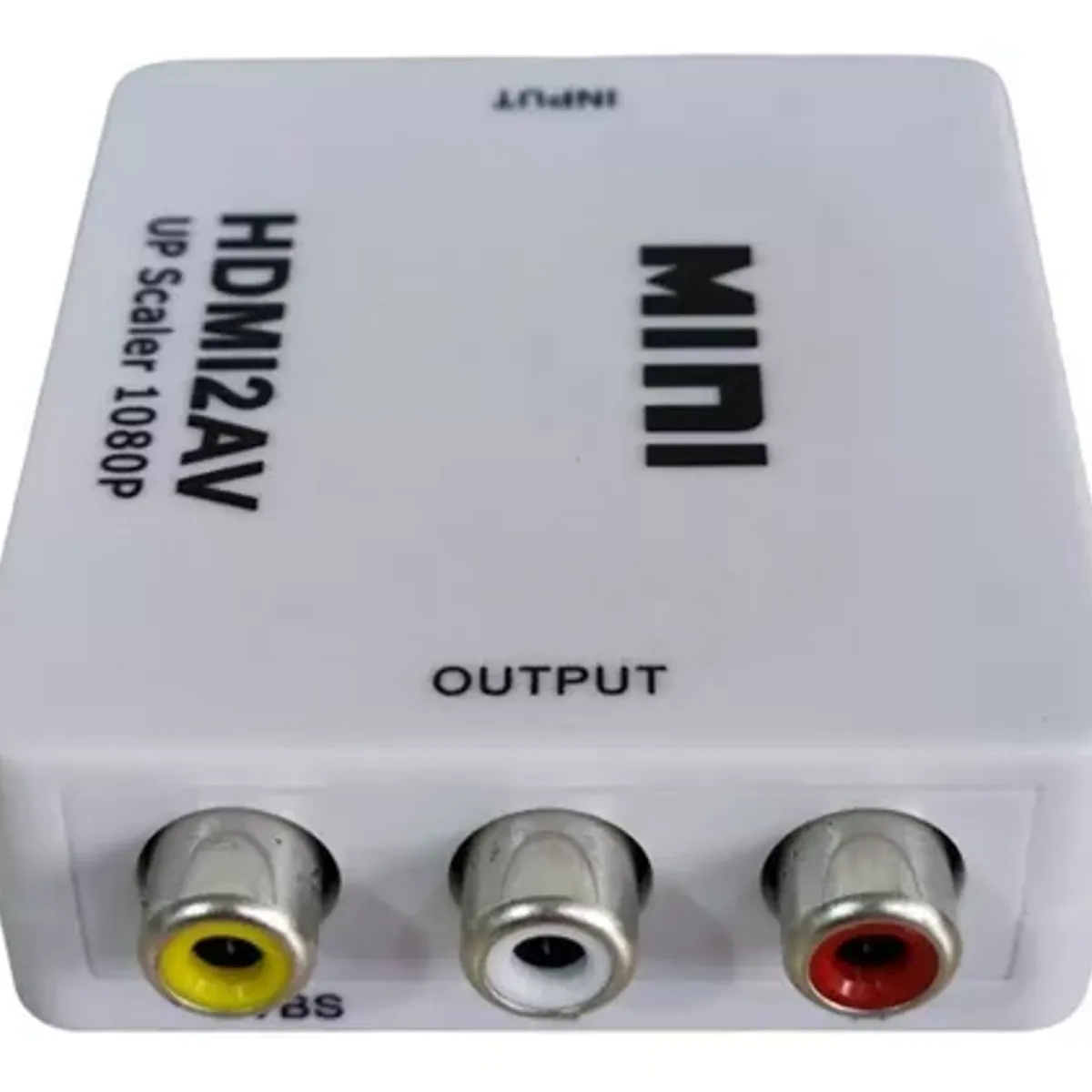 GENERICO - Adaptador Convertidor Hdmi A Audio Video Av Rca Full Hd 1080