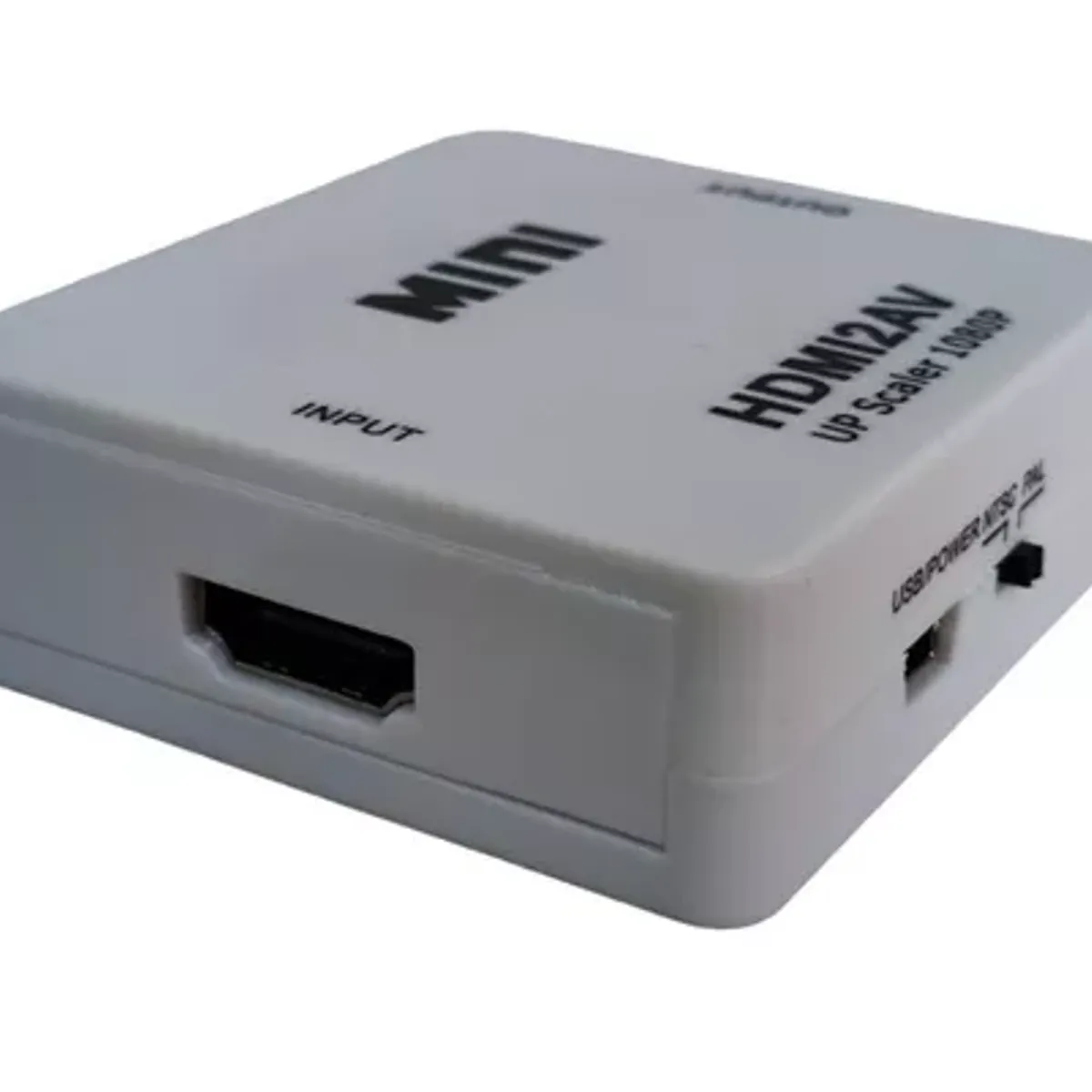 GENERICO - Adaptador Convertidor Hdmi A Audio Video Av Rca Full Hd 1080