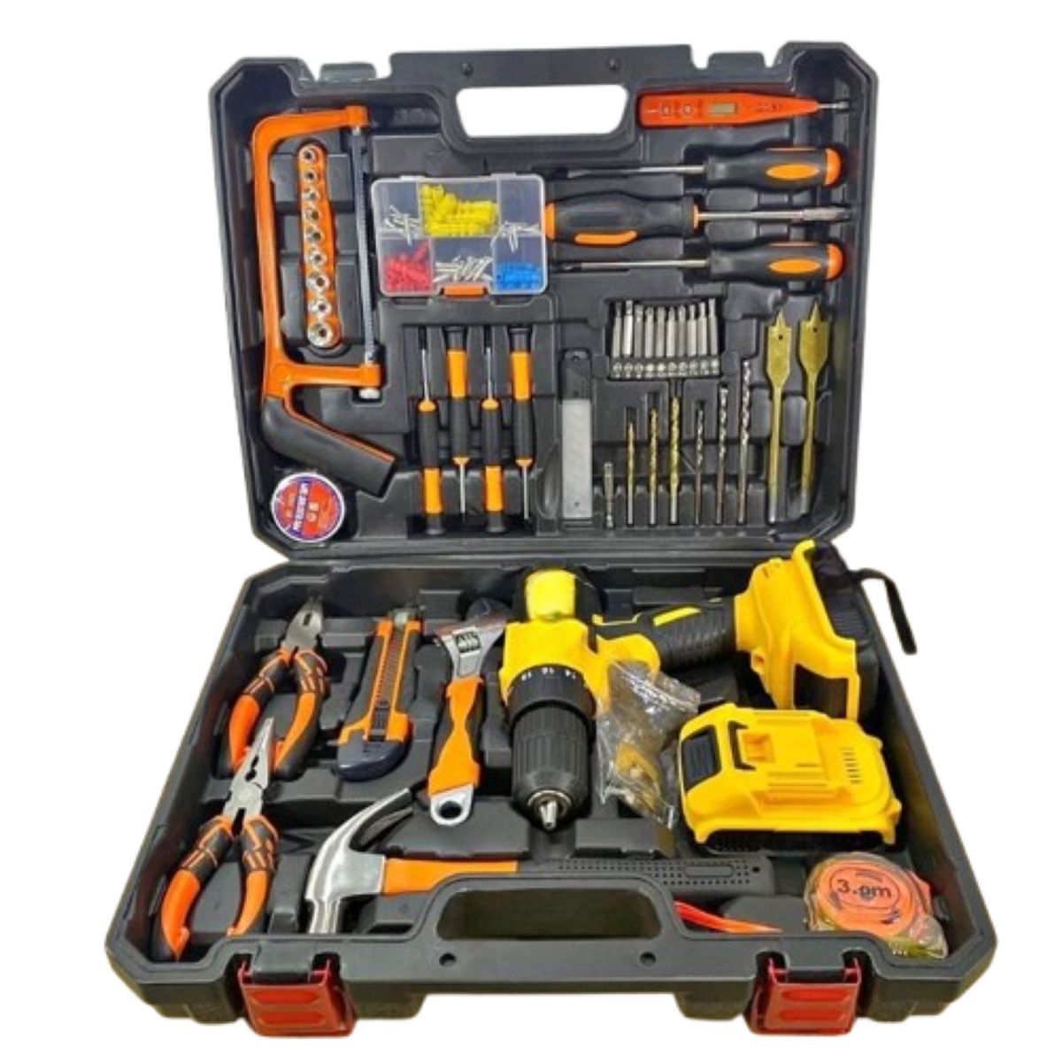 CHICAGO - Taladro Inalambrico 36V Con Herramientas 2 Baterías Recargables