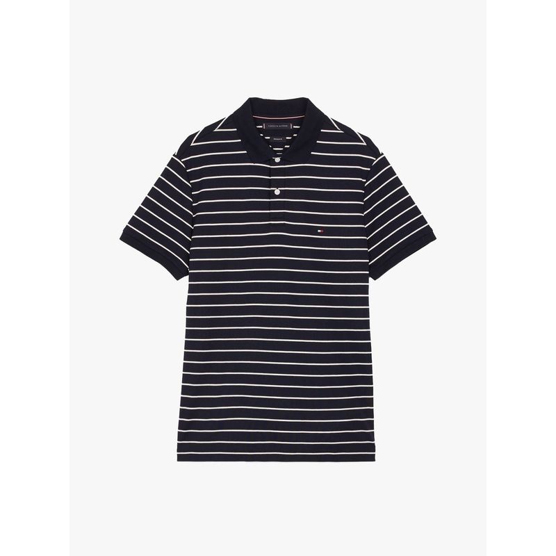 TOMMY HILFIGER - Polo azul de corte regular Tommy Hilfiger