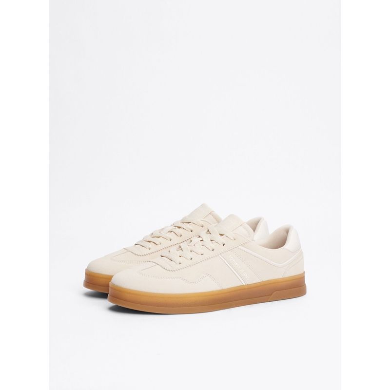 TOMMY HILFIGER - Tenis beige The Greenwich de ante Tommy Hilfiger