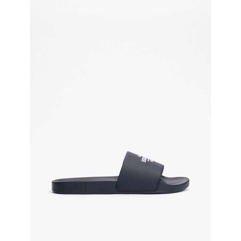TOMMY HILFIGER - Sandalias azul con logo bordado Tommy Hilfiger