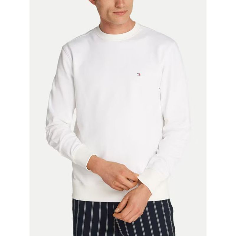 TOMMY HILFIGER - Saco Blanco De Cuello Redondo Tommy Hilfiger