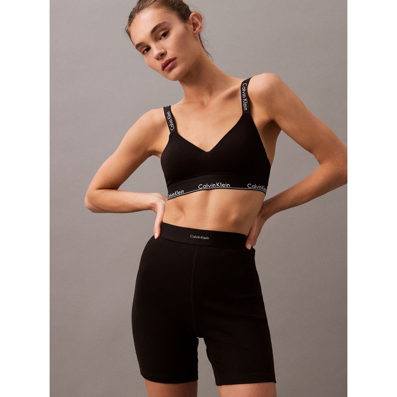 CALVIN KLEIN - Leggings negro negro corto para dormir Calvin Klein