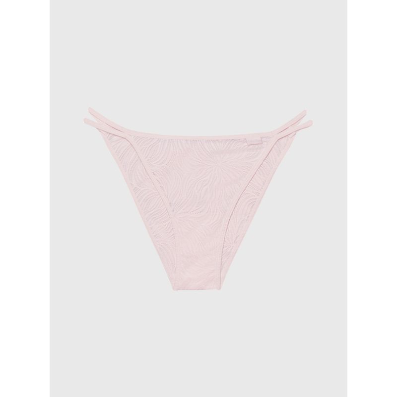 CALVIN KLEIN - Tanga Rosado - Sheer Marquisette Calvin Klein
