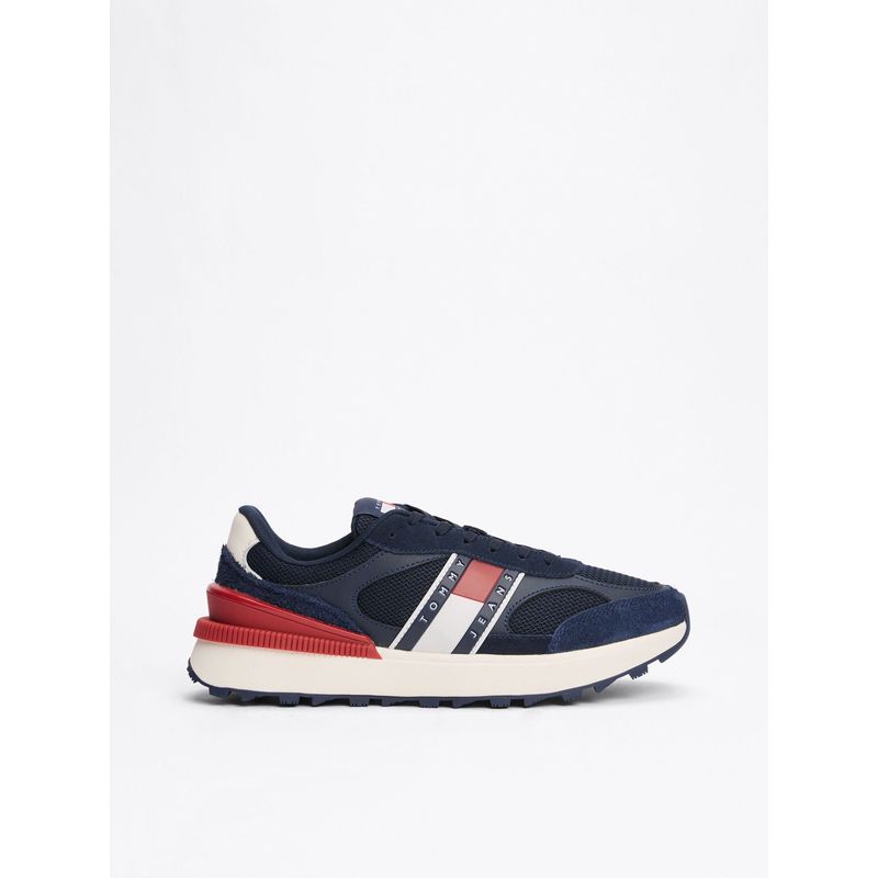 TOMMY HILFIGER - Tenis azul color block estilo running Tommy Hilfiger