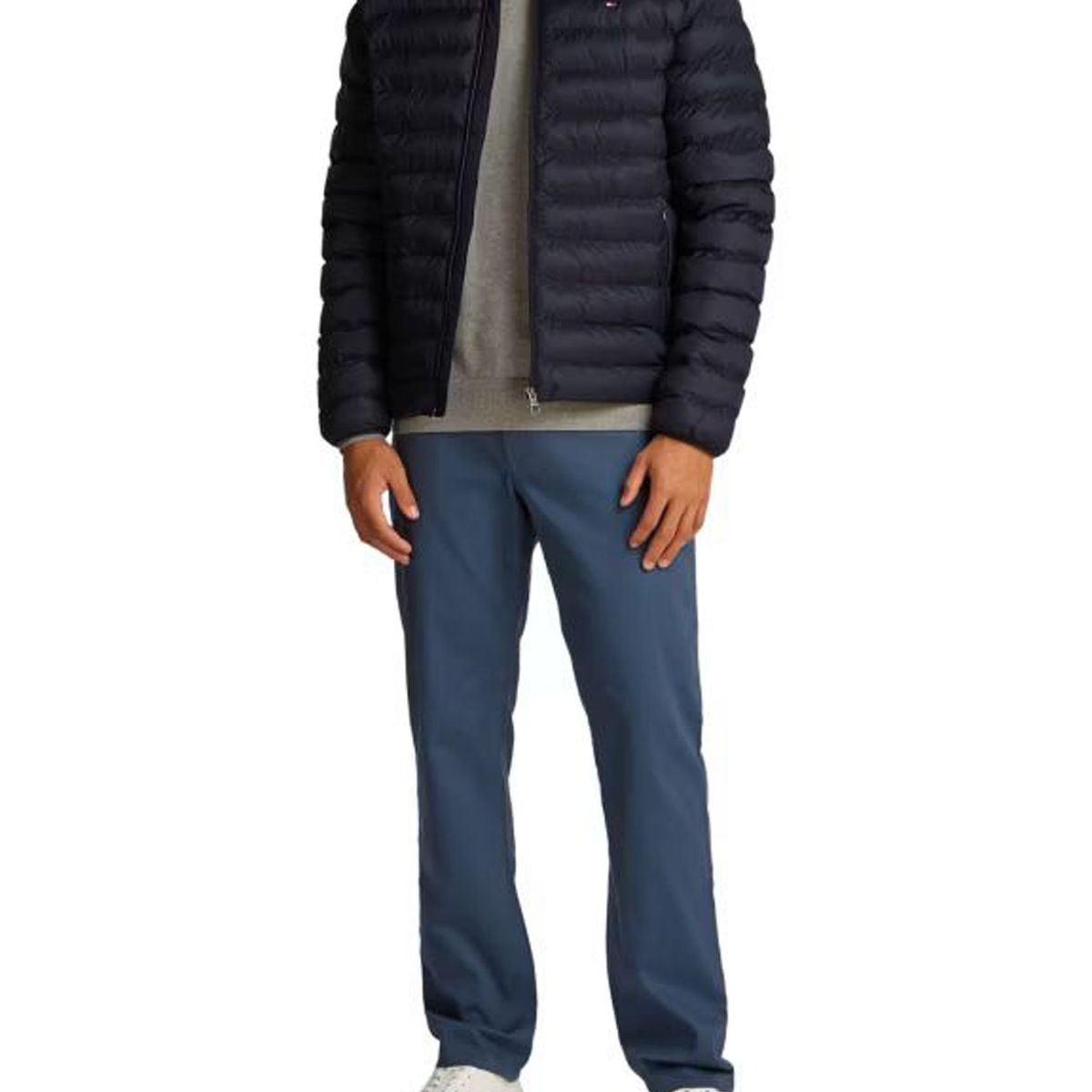 TOMMY HILFIGER - Chaqueta azul Packable Tommy Hilfiger