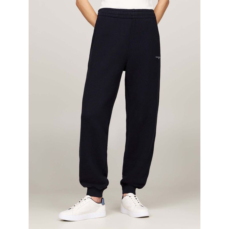 TOMMY HILFIGER - Joggers azul cónicos con logo lateral Tommy Hilfiger
