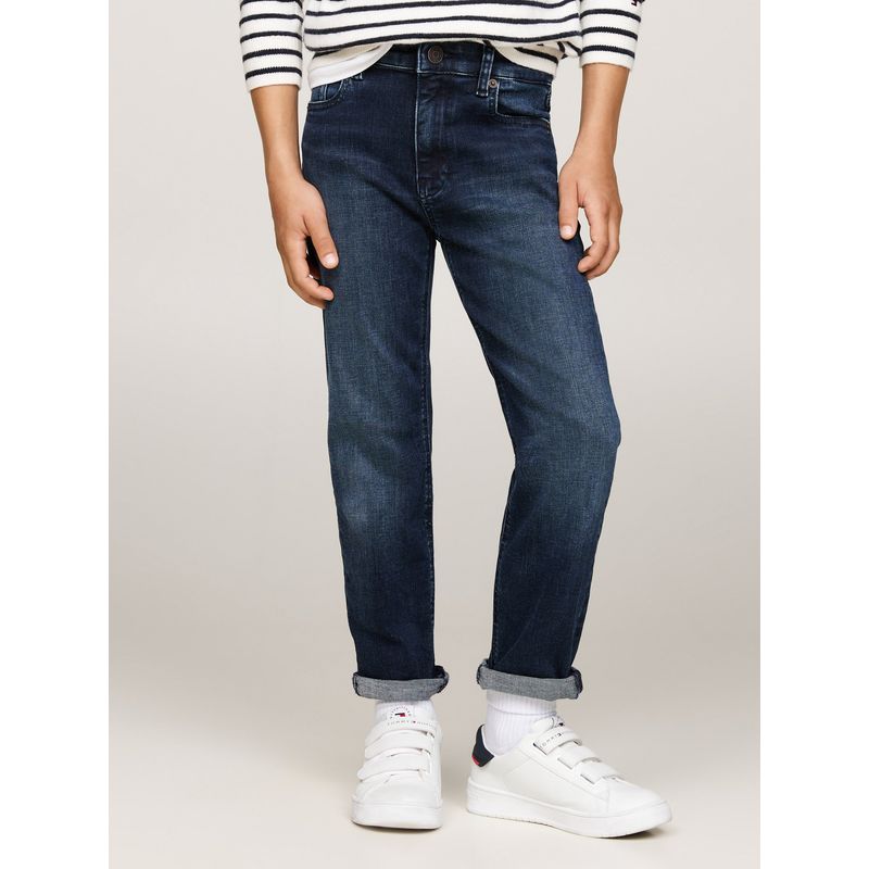 TOMMY HILFIGER - Jeans Azul Niño De Corte Skater Tommy Hilfiger