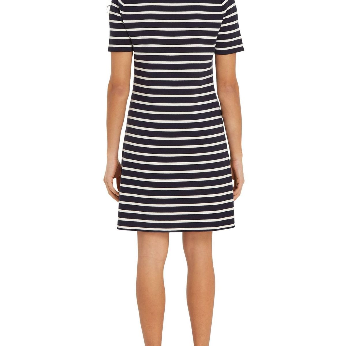 TOMMY HILFIGER - Vestido azul con diseño de rayas Tommy Hilfiger