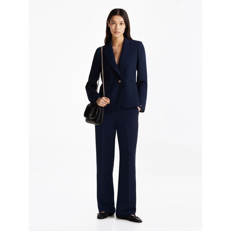 TOMMY HILFIGER - Americana azul de botonadura sencilla y corte slim Tommy Hilfiger