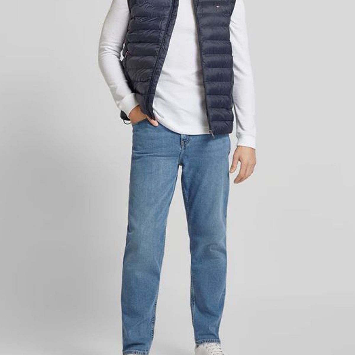 TOMMY HILFIGER - Chaleco azul Packable Tommy Hilfiger