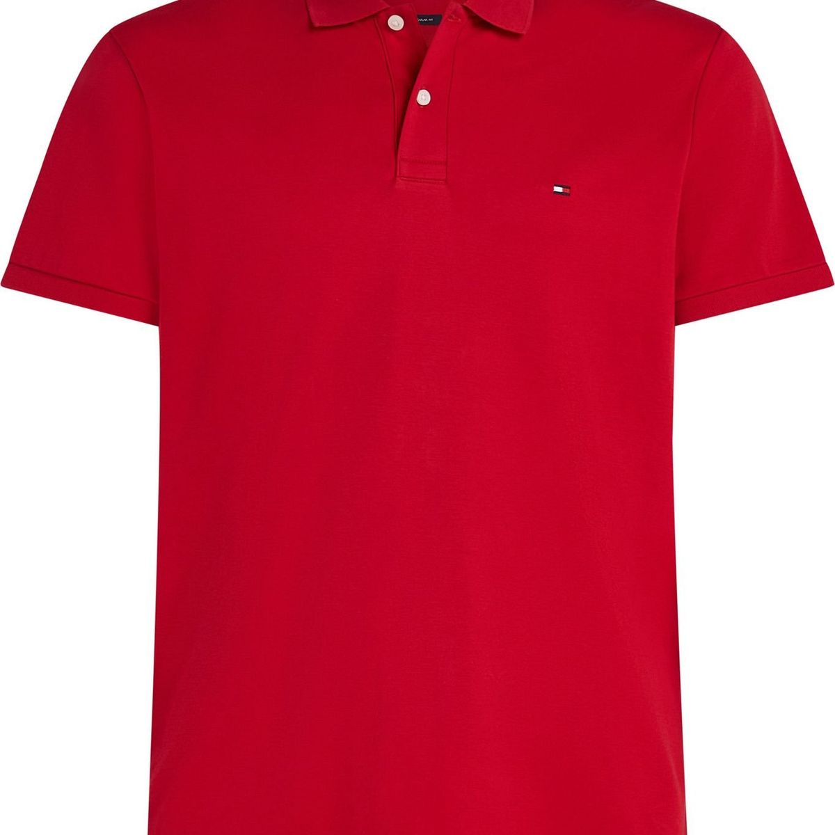 TOMMY HILFIGER - Polo rojo de corte regular