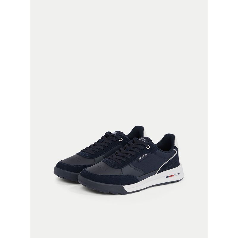 TOMMY HILFIGER - Tenis azul deportivas de Cuero Classics Tommy Hilfiger