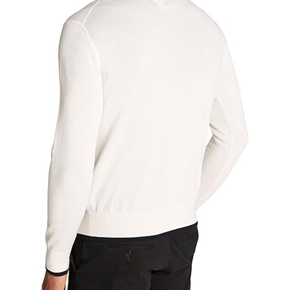 TOMMY HILFIGER - Saco blanco con logo gráfico en el pecho Tommy Hilfiger